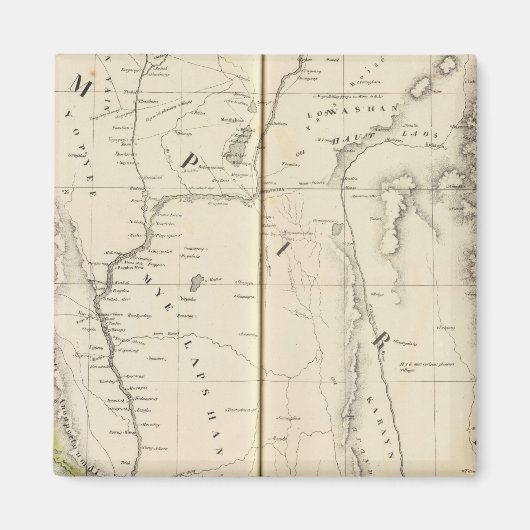 Birma, Asien 96 Magnet (Vorne)