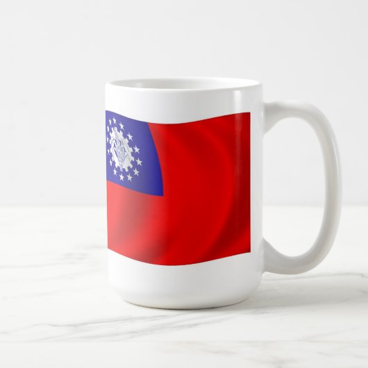 Birma-Flag-Tasse Kaffeetasse (Rechts)