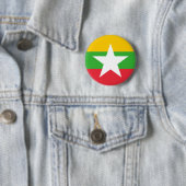 Birma-Flagge Myanmar Button (Beispiel)