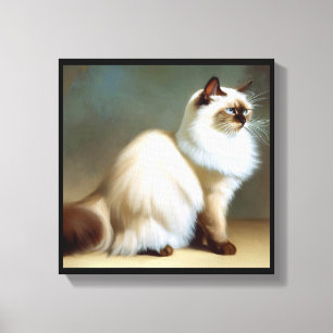 Birma-Katze Leinwanddruck