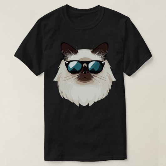Birma-Katze T-Shirt (Design vorne)