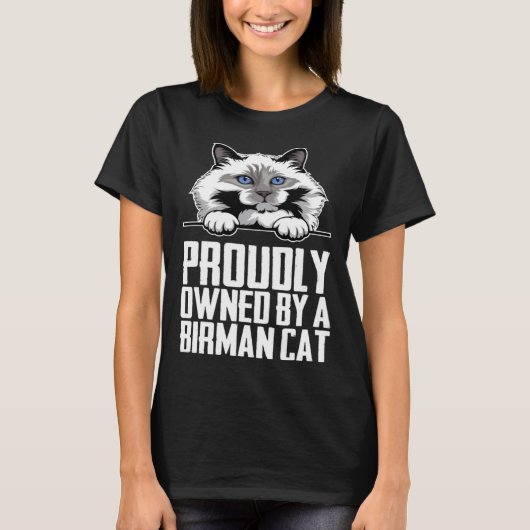 Birma-Katzen  Birma-Kätzchen  Birma-Mutter T-Shirt (Vorderseite)