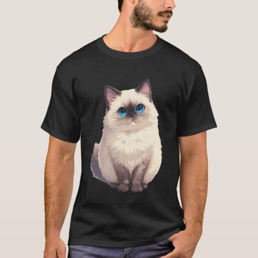 Birma-Katzen Birma-Katze T-Shirt (Vorderseite)