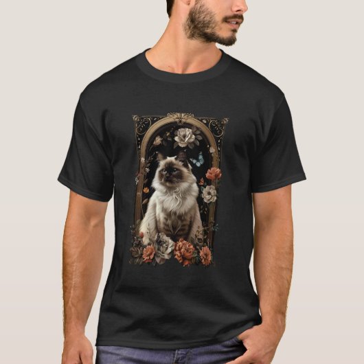Birma-Katzenblume T-Shirt (Vorderseite)