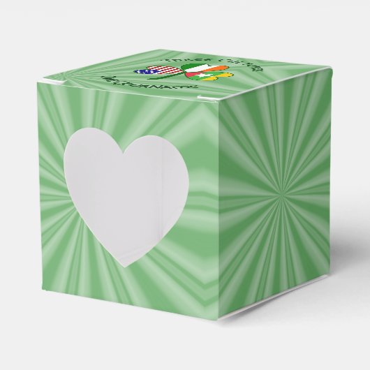 Birma/Myanmar - Irische Kleeblatt-Fahne Personalis Geschenkschachtel (Vorderseite)