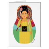 Birma/Myanmar Matryoshka-Karte (Vorne)