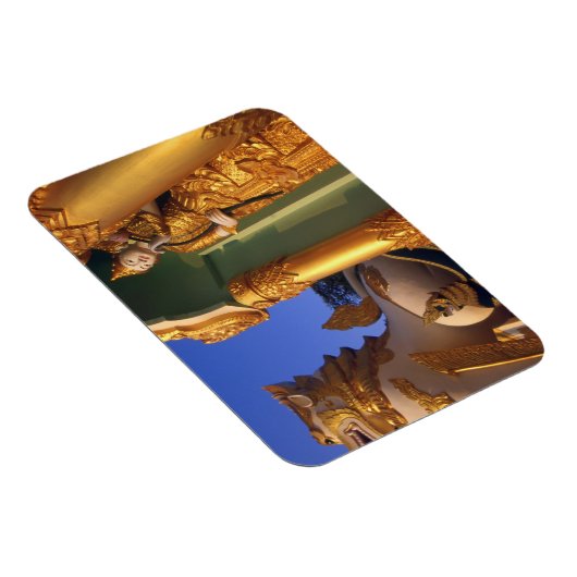 Birma (Myanmar), Rangoon (Yangon)-Tempel Magnet (Rechte Seite)