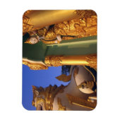Birma (Myanmar), Rangoon (Yangon)-Tempel Magnet (Vertikal)