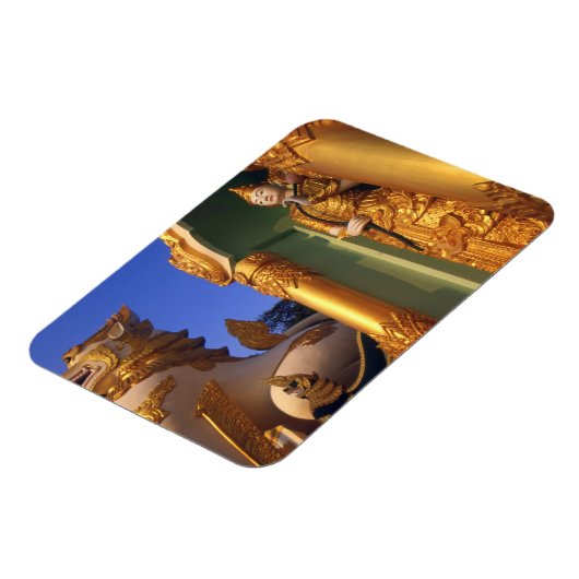 Birma (Myanmar), Rangoon (Yangon)-Tempel Magnet (Linke Seite)