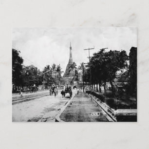 Birma, Rangoon Soolay Pagoda Road Postkarte