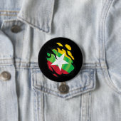 Birma-Rippfahne Button (Beispiel)