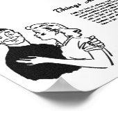 Birma Shave Adoring Poster (Ecke)