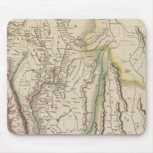 Birmah, Anam, Siam, Thailand Mousepad (Vorne)