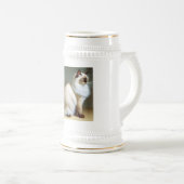 Birman Cat Bierglas (VorderseiteRechts)