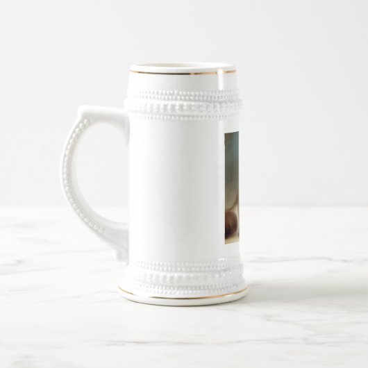 Birman Cat Bierglas (Links)