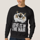 Birman cat Birman Birman mother 1 Sweatshirt (Vorderseite)