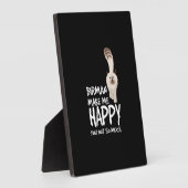 Birman Cat Fotoplatte (Seite)