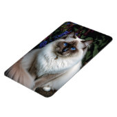 Birman Cat im Garden Magnet (Linke Seite)