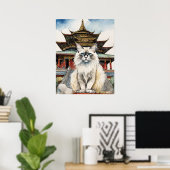Birman Cat - Katalogkunst Print Poster (Heimbüro)