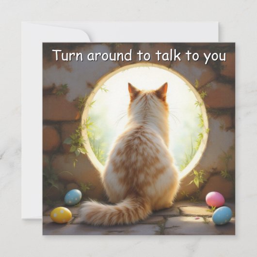 Birman Cat - Osterfeierkarte Feiertagskarte (Vorderseite)