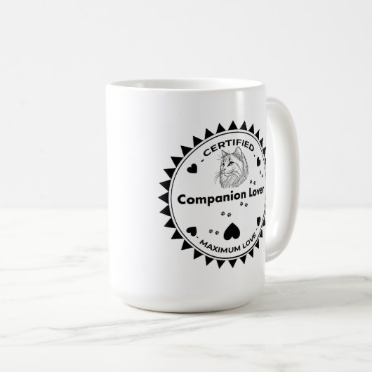 Birman Cat Portrait Kaffeetasse (VorderseiteRechts)