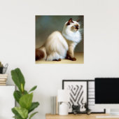 Birman Cat Poster (Heimbüro)