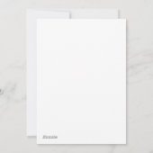 Birman Cat Santa Feiertagskarte (Rückseite)