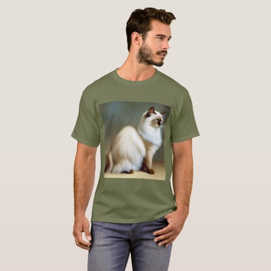 Birman Cat T-Shirt (Vorne ganz)