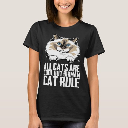 Birman cats Birman kitten Birman mother T-Shirt (Vorderseite)