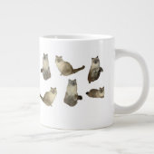 Birman Cats Jumbo-Tasse (Rechts)
