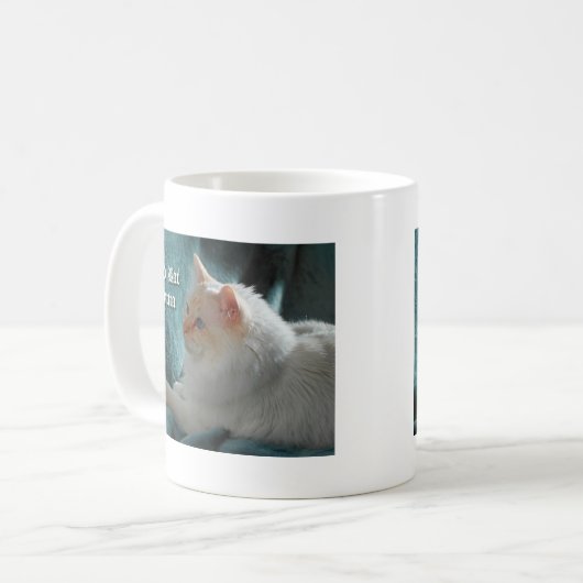 Birman Katze Geschenke Kaffeetasse (Vorderseite Links)