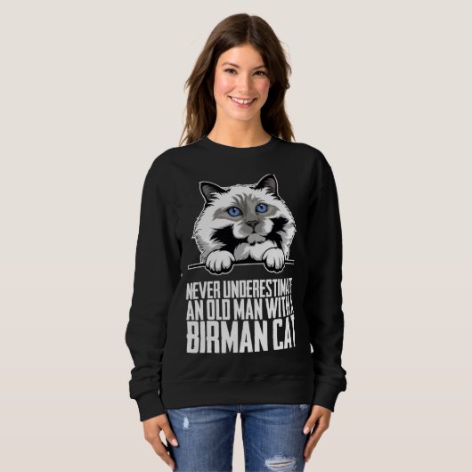 Birman mom Birman kitten Birmans 2 Sweatshirt (Vorne ganz)