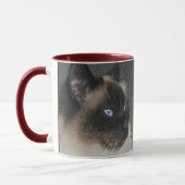 Birman Ragdoll Cat and Kitty Quote Tasse (Links)