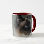 Birman Ragdoll Cat and Kitty Quote Tasse (VorderseiteRechts)