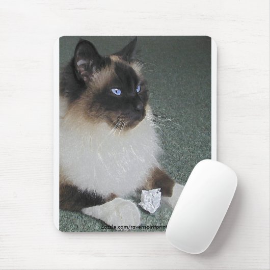 BIRMAN - RAGDOLL CAT Mousepad (Mit Mouse)