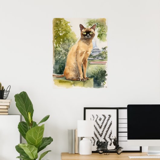 Birmanisch - Katalogkunst Poster (Heimbüro)