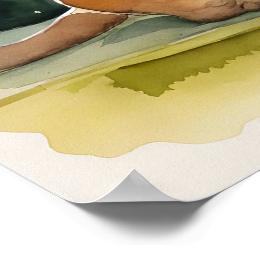 Birmanisch - Katalogkunst Poster (Ecke)