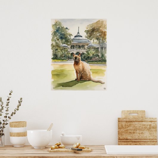 Birmanisch - Katalogkunst Poster (Küche)