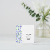 birmanisch quadratische visitenkarte (Stehend Vorderseite)