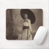 Birmanische Dame Mousepad (Mit Mouse)