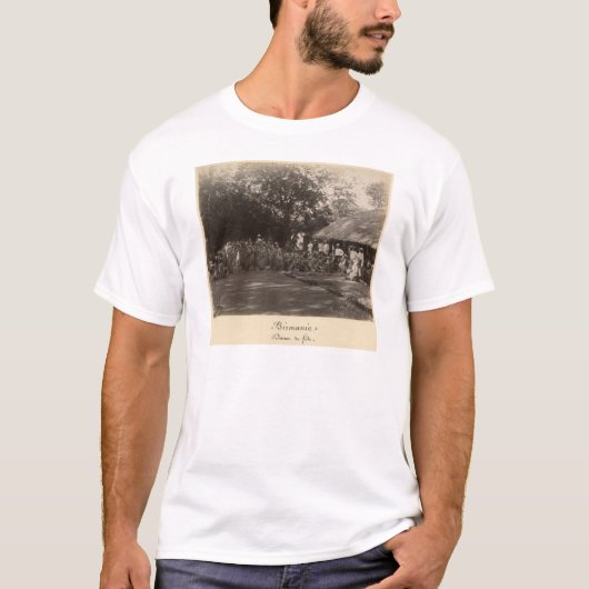 Birmanische feiernde Tänzer, Birma T-Shirt (Vorderseite)