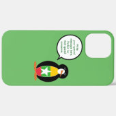 Birmanische Flagge - Vortrag von Frau Penguin Case-Mate iPhone Hülle (Hinten (horizontal))