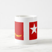 Birmanische Leute-Flagge Kaffeetasse (Mittel)