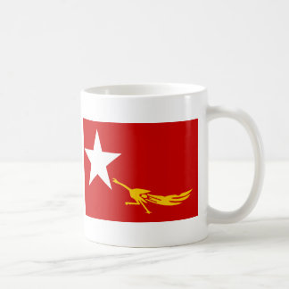 Birmanische Leute-Flagge Kaffeetasse