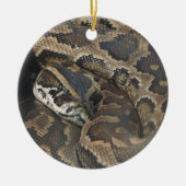 Birmanische Pythonschlange Keramik Ornament (Vorne)