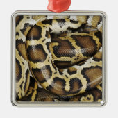 Birmanische Pythonschlange Ornament Aus Metall (Vorne)