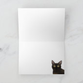 birmanische Sable Cat Grußkarte Karte (Innenseite)
