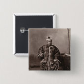 Birmanischer Richter, Ende des 19. Jahrhunderts Button (Vorne & Hinten)