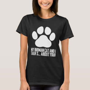 Birmans  Birma-Katze  Birma-Mutter T-Shirt