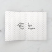 Birmese Cat Birthday Celebration Party Hat Karte (Innenseite)